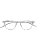 Epos round framed glasses - White