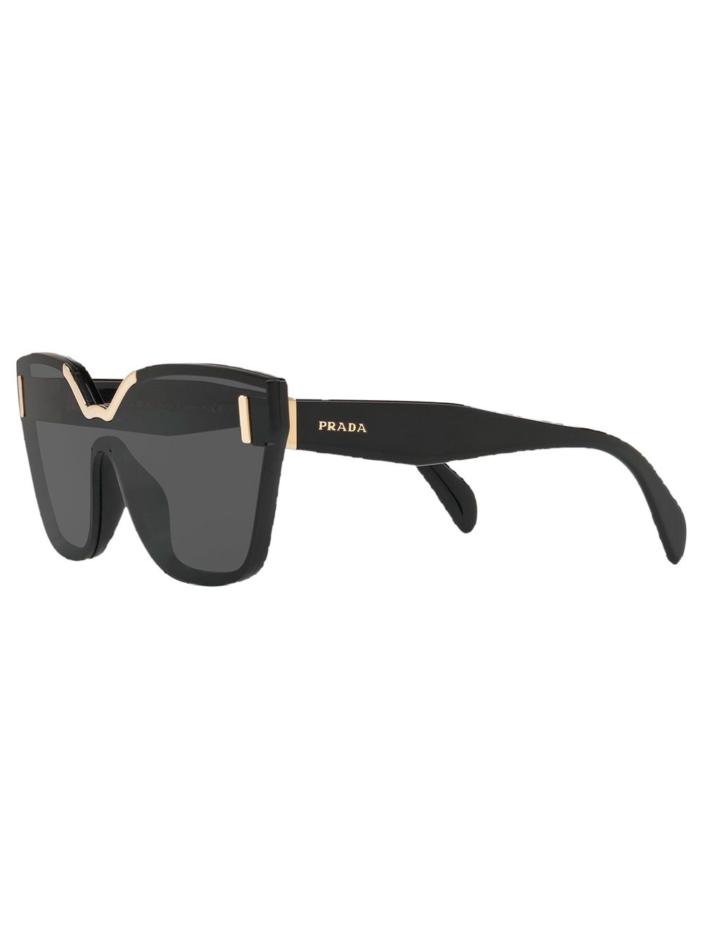 фото Prada Eyewear массивные солнцезащитные очки