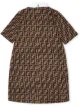 الصورة 2 من Fendi Kids FF logo motif dress