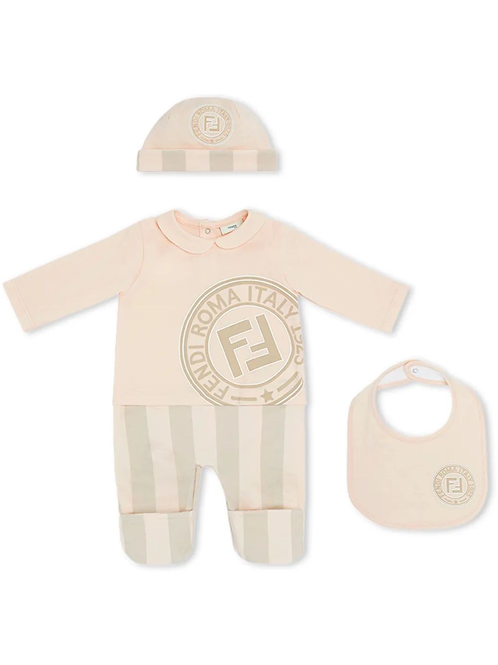Fendi Kids детский комплект с логотипом Fendi Kids детский комплект с логотипом