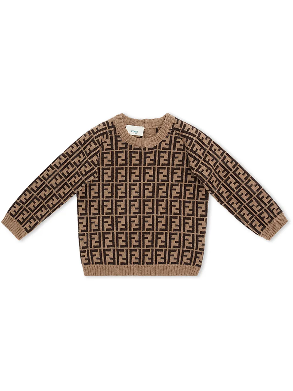 Fendi Kids джемпер с логотипом 'FF' Fendi Kids джемпер с логотипом 'FF'