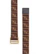 Fendi riem met logo print