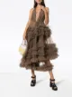 Image 2 of Molly Goddard gingham ruffled midi dress