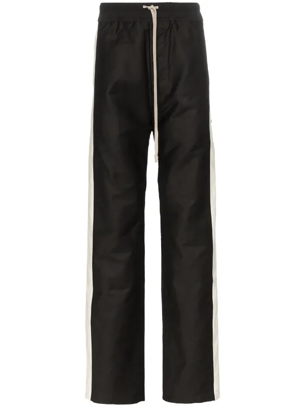 side stripe button pants