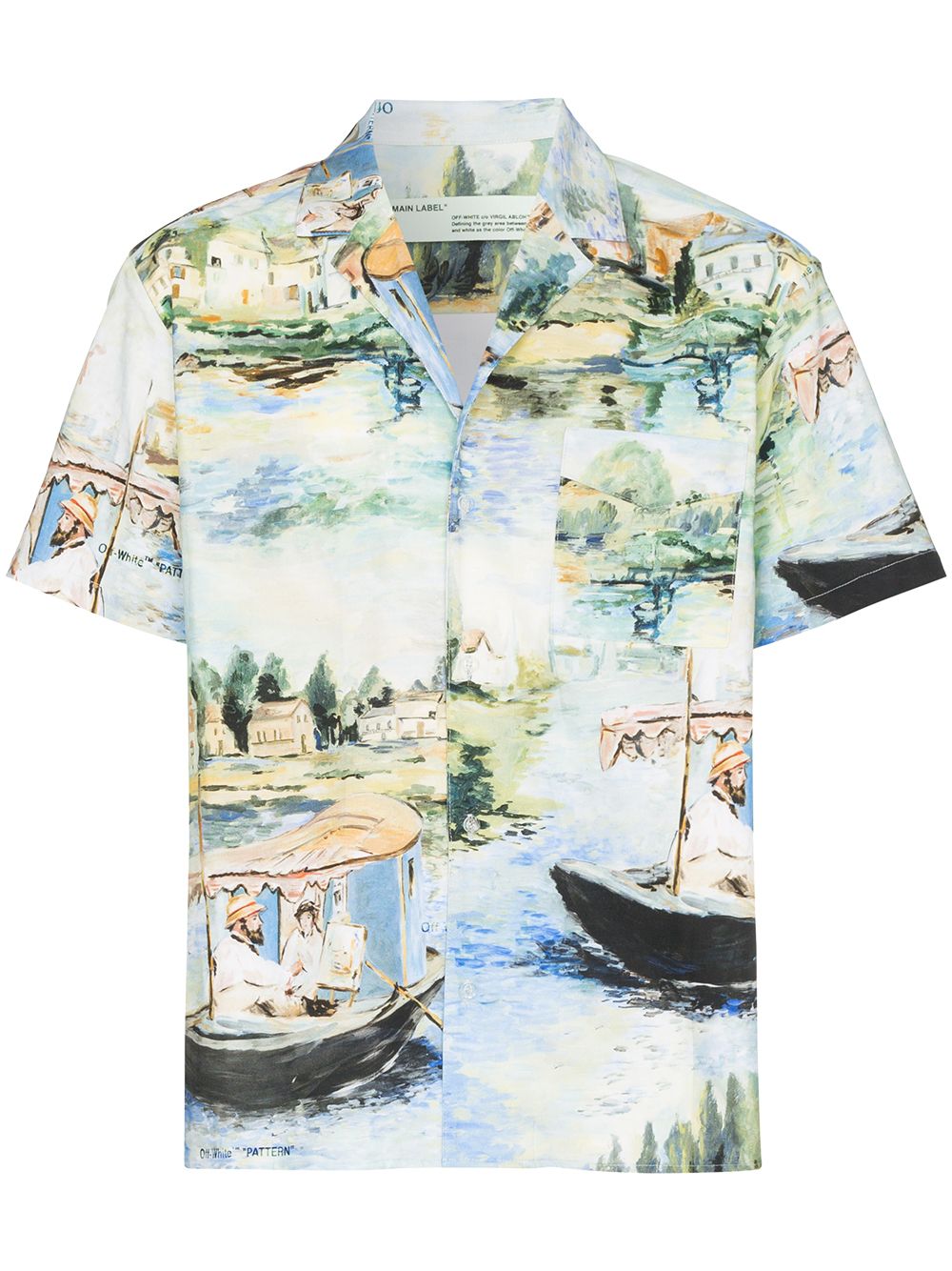 фото Off-White рубашка с принтом Boating