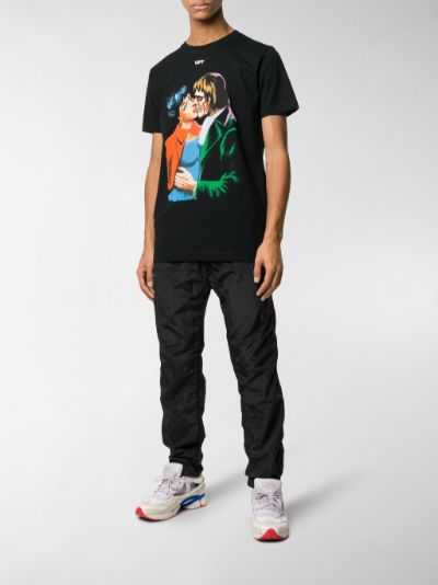 off white kiss graphic tee