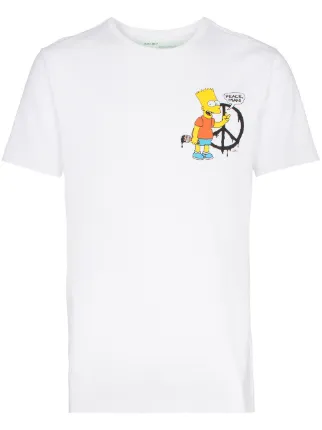 off white bart simpson sweatshirt