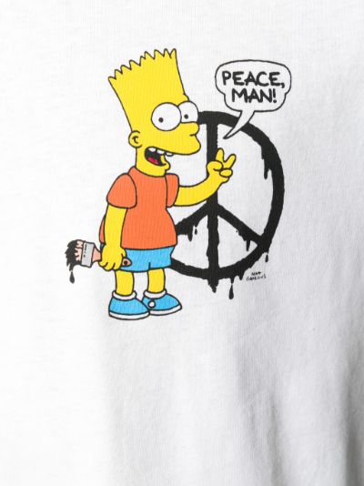 off white bart simpson shirt