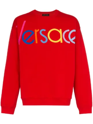 red versace jumper