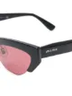 Miu Miu Eyewear نظارة شمسية بإطار عين القطة