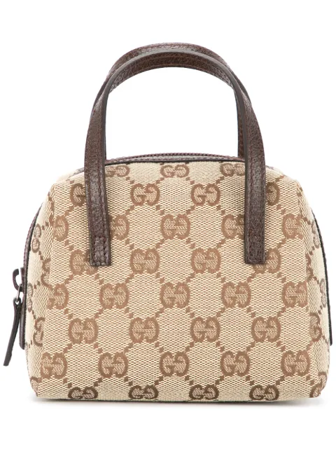 Gucci Vintage Gg Pattern Handbag Farfetch