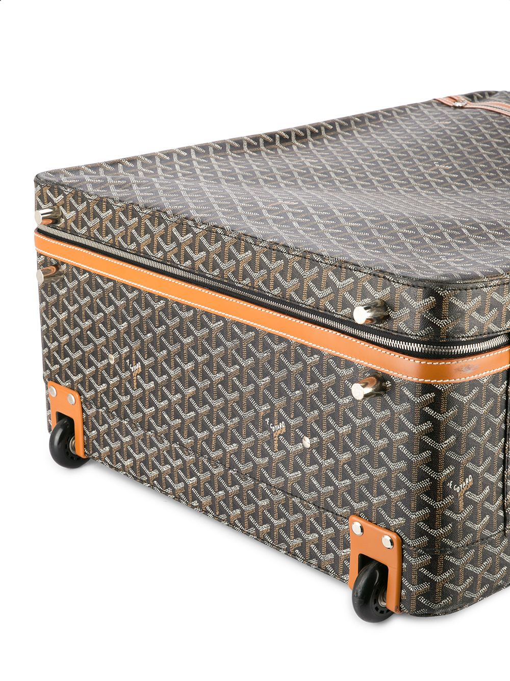 goyard travel suitcase