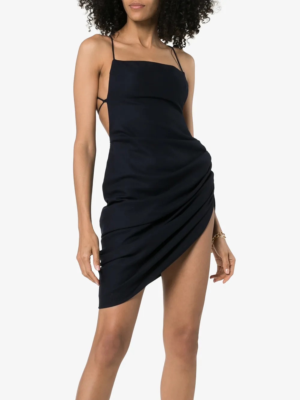 jacquemus asymmetric dress