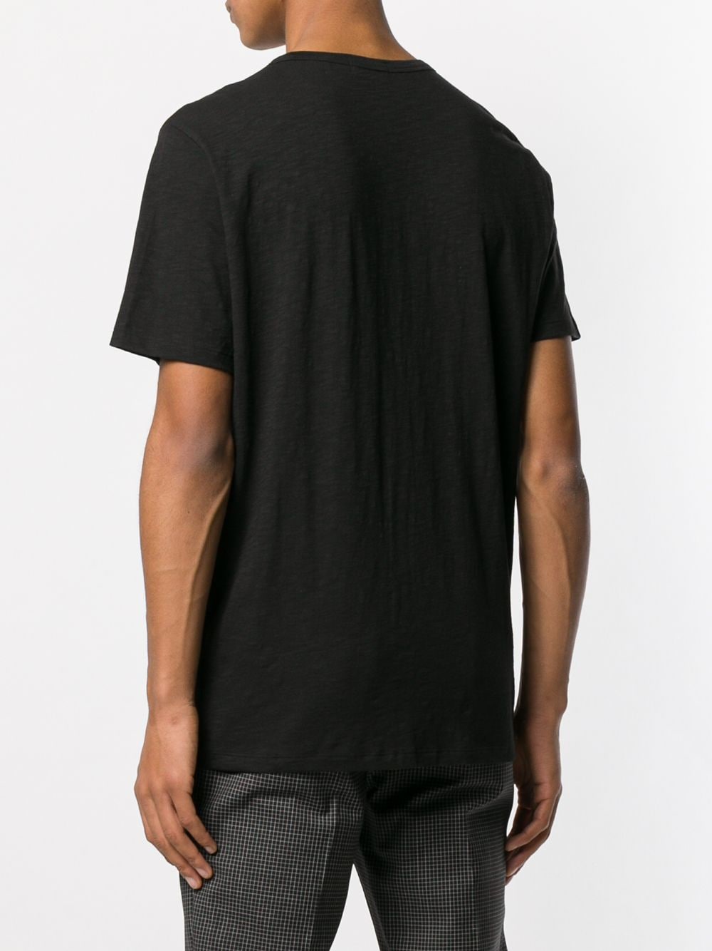 Shop Theory Short-sleeve Fitted T-shirt In Black