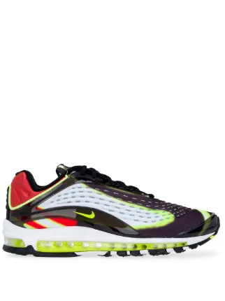 Nike air max deluxe black volt habanero red white online