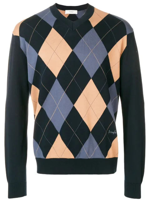 Scotland Intarsia Argyle Jumper - Farfetch