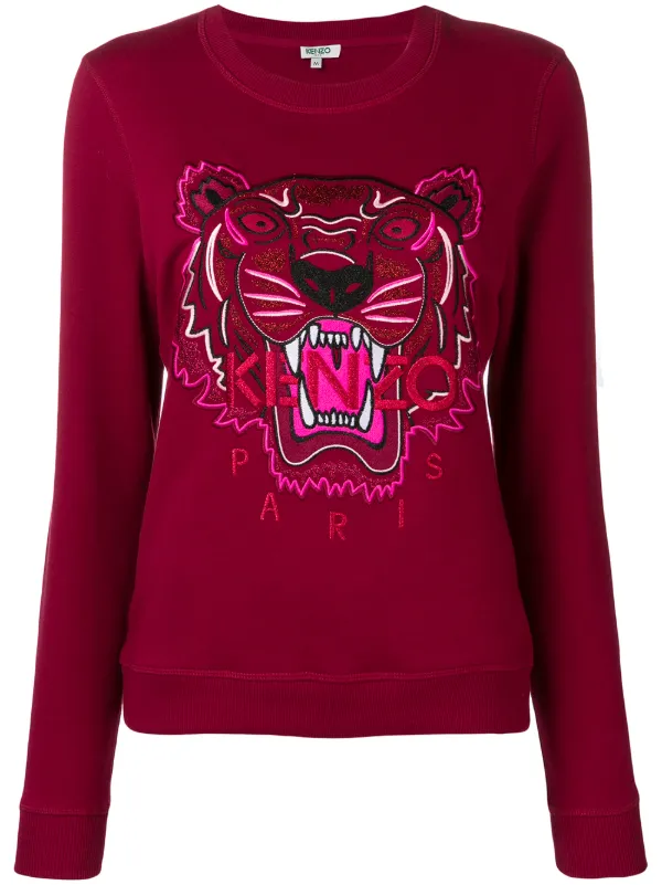 Kenzo Felpa Con Motivo Tigre Farfetch Kenzo Felpa Con Motivo Tigre Farfetch