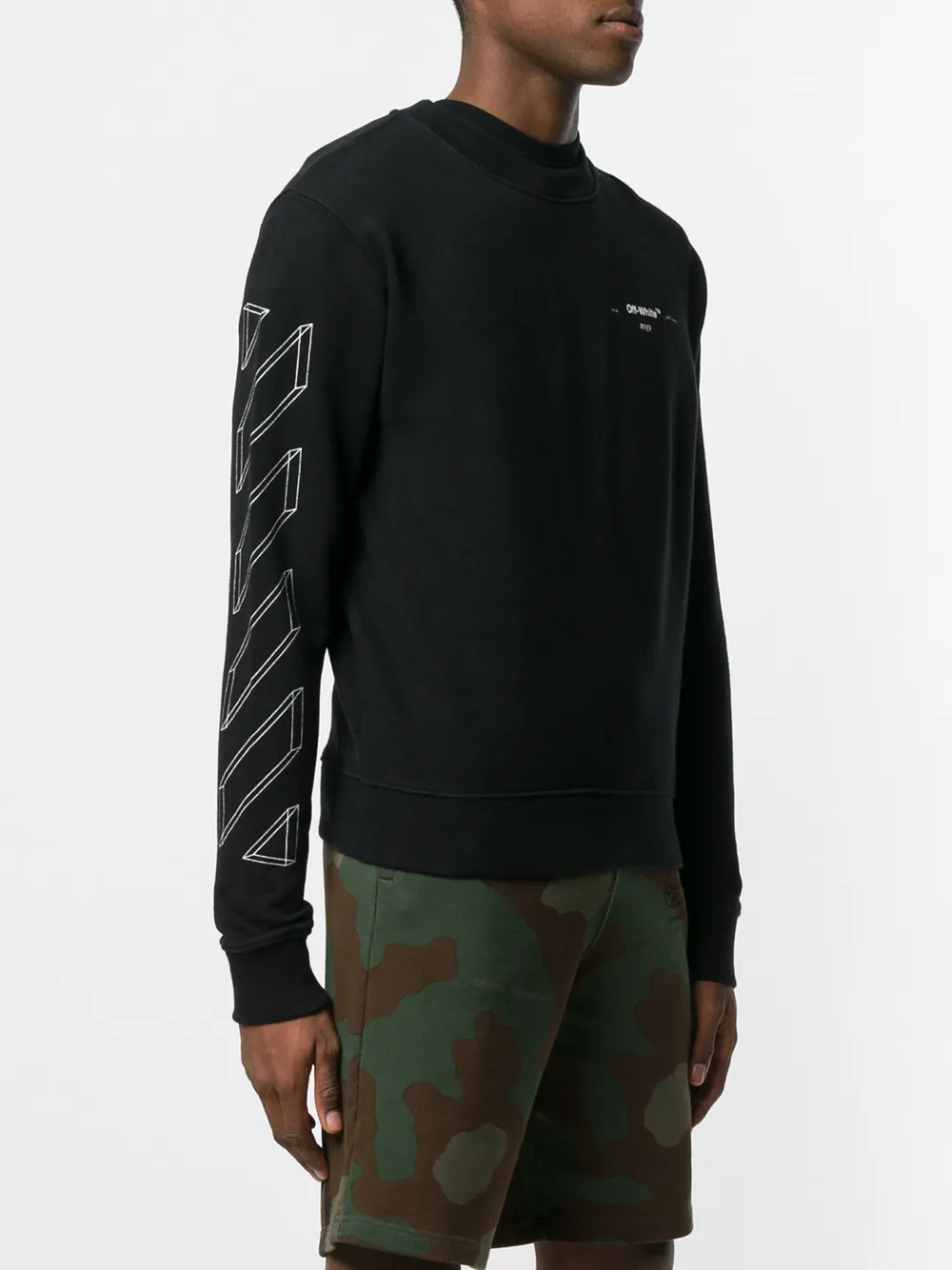 off white 3d sweater