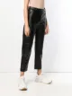 Stella McCartney eco leather cropped trousers