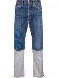 Geo reconstructed denim jeans - Blue