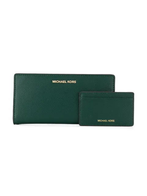 MICHAEL MICHAEL KORS MICHAEL MICHAEL KORS SAFFIANO SLIM WALLET - GREEN