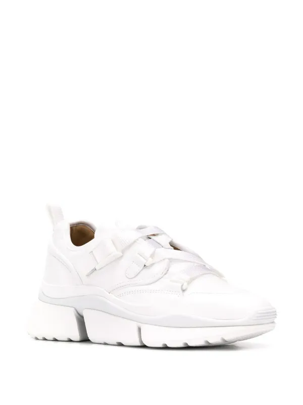 chloe sonnie high top sneakers white