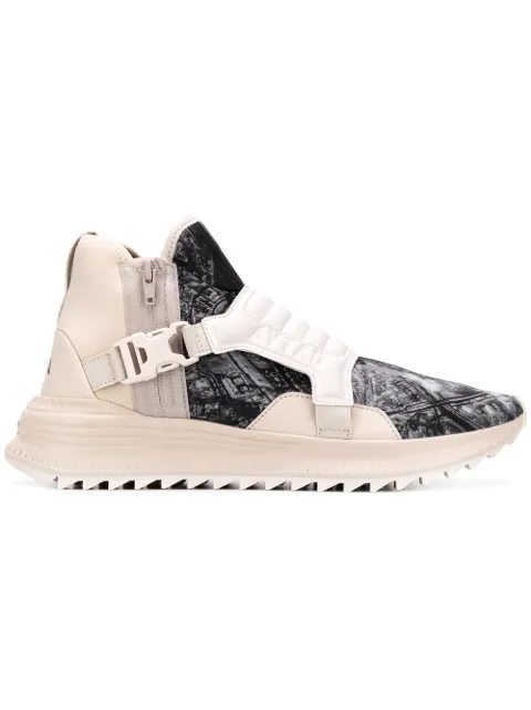 PUMA PUMA HI-TOP SNEAKERS - NEUTRALS