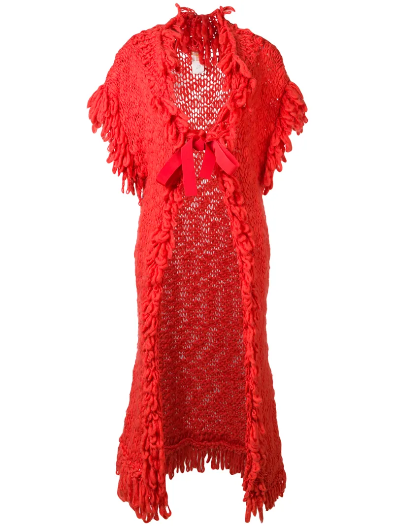 John Galliano Vintage трикотажное пальто-кардиган 2000-х годов