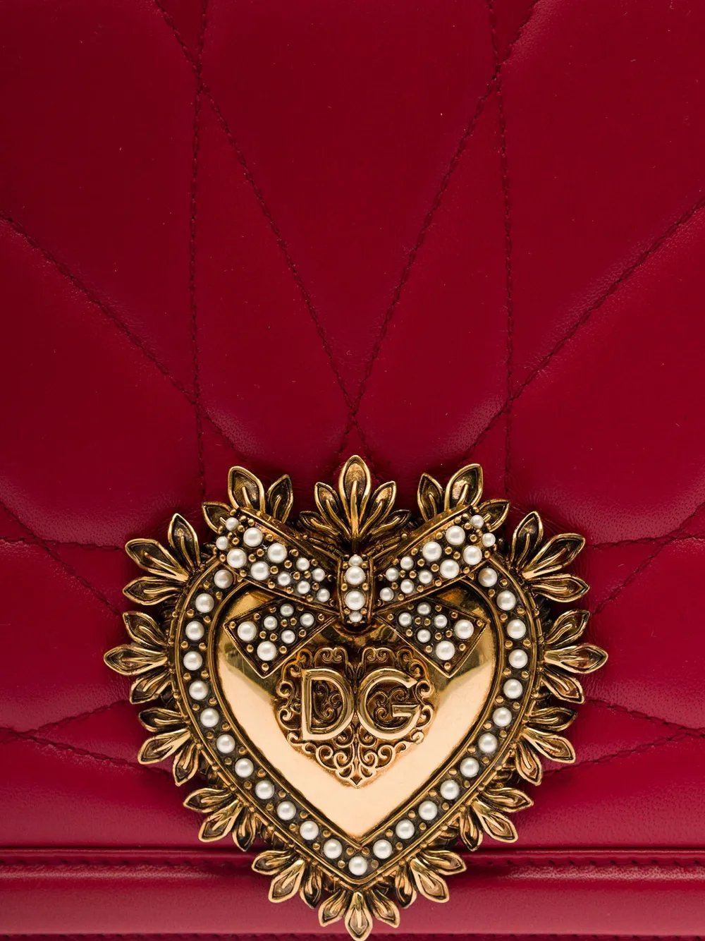 large Devotion quilted shoulder bag