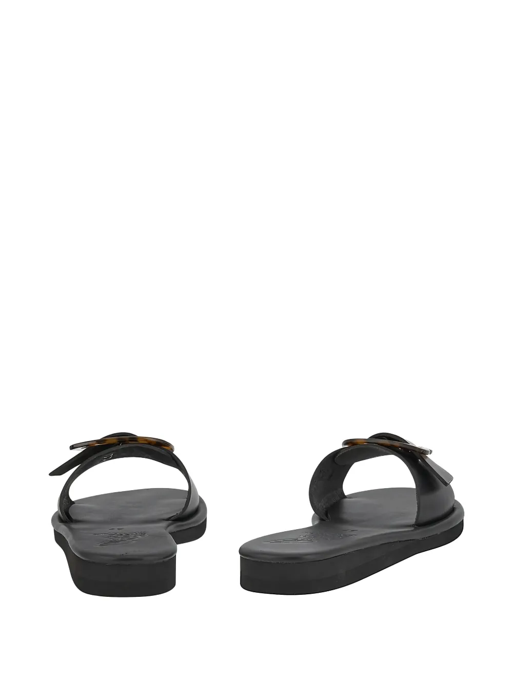 Ancient Greek Sandals Aglaia sandalen Zwart