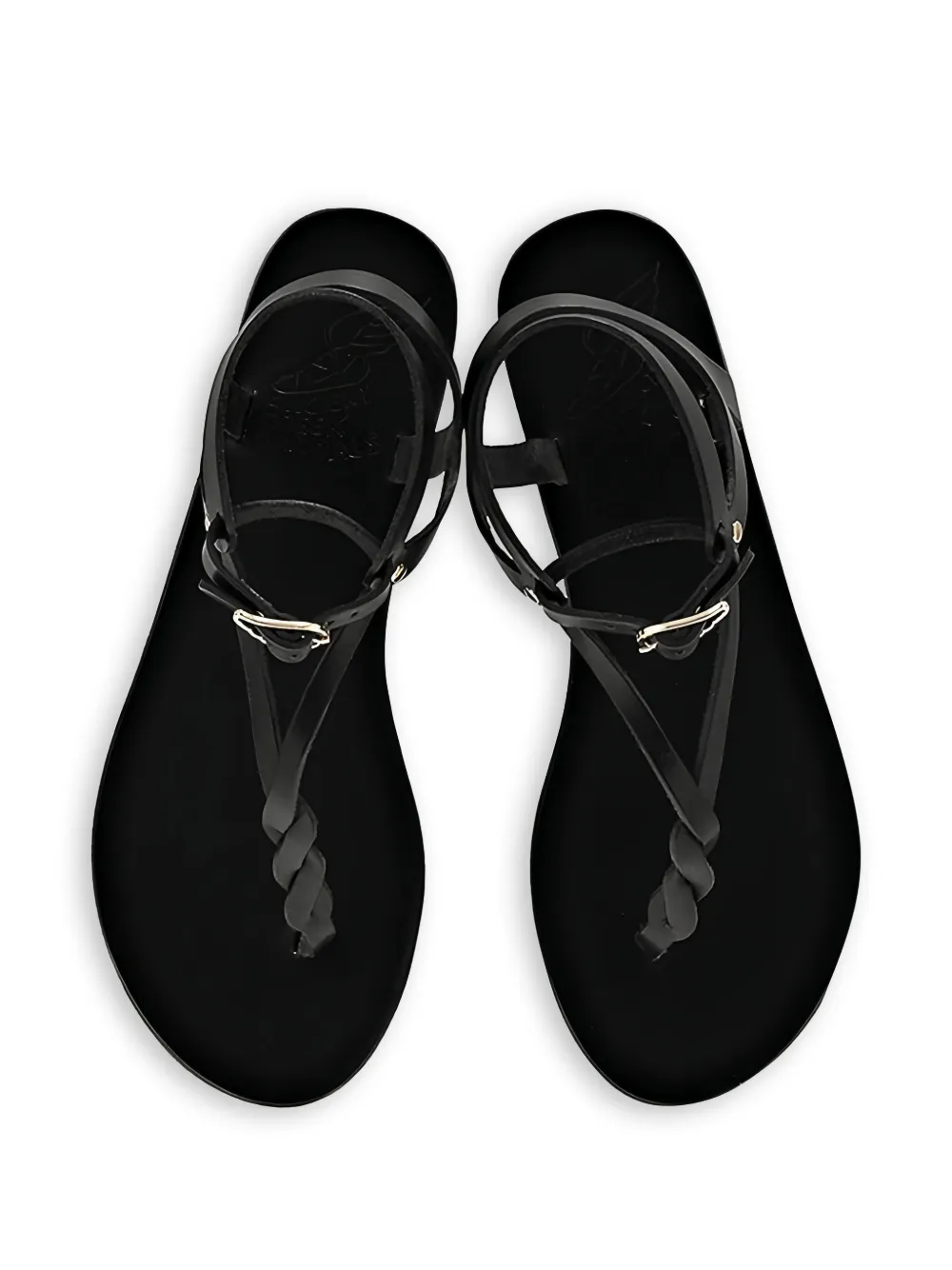 Ancient Greek Sandals Ismene sandalen Zwart