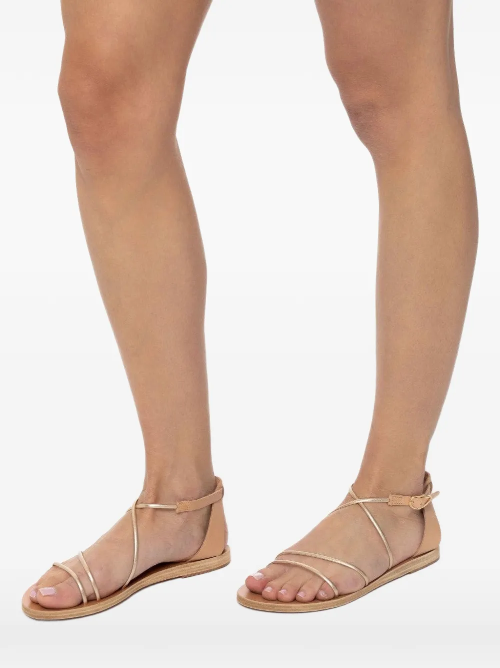 Ancient Greek Sandals Meloivia sandalen Goud