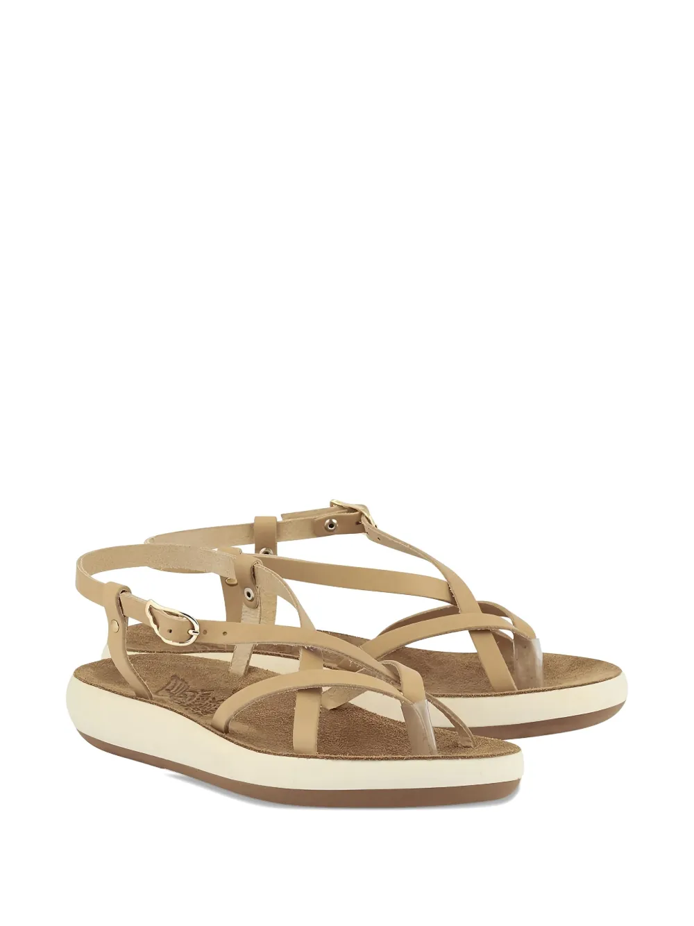 Ancient Greek Sandals Semelecomfortnatural Natural In Animal Print