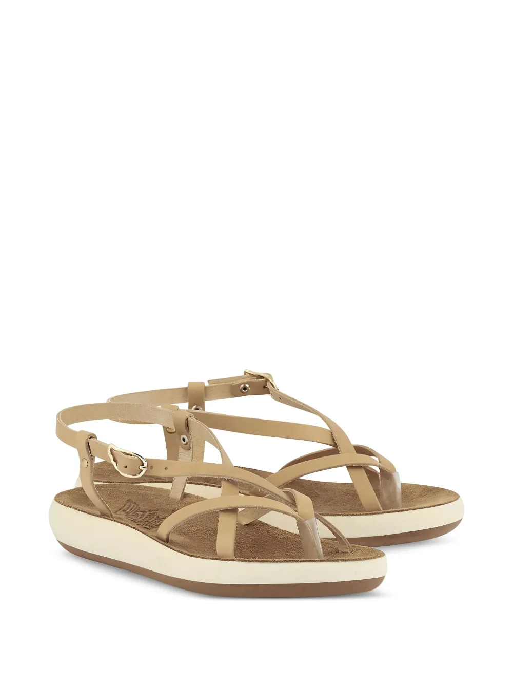 Ancient Greek Sandals leather crisscross sandals | Flat Sandals | Image 2