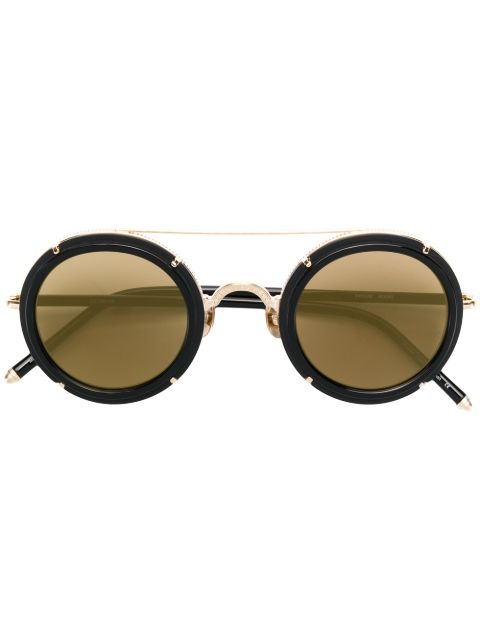 Shop brown Matsuda round framed sunglasses with Express Delivery - Farfetch