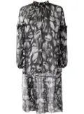 Alexander McQueen seashell-print blouse - Black
