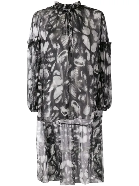 Alexander McQueen seashell-print blouse