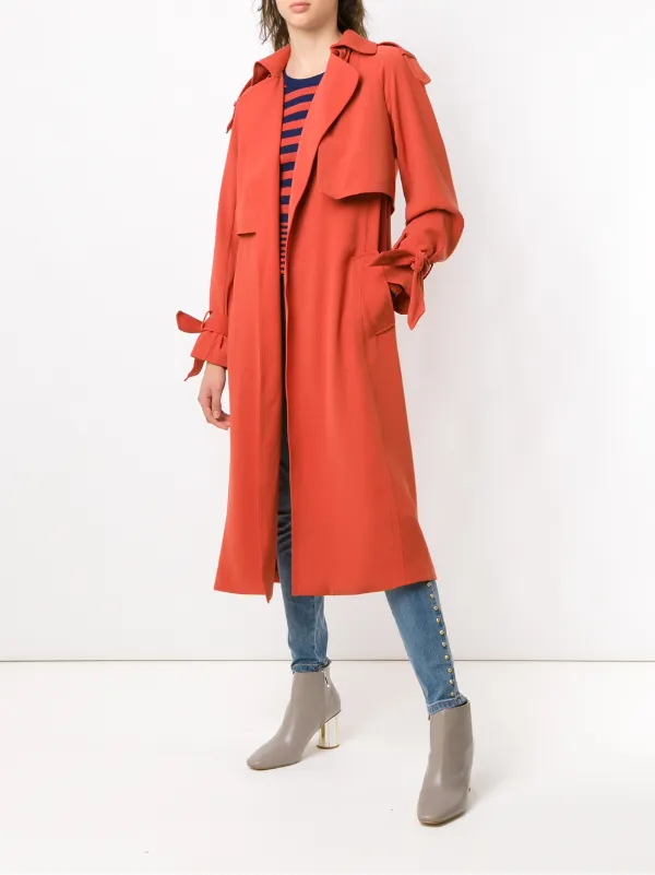 michael kors drapey trench coat