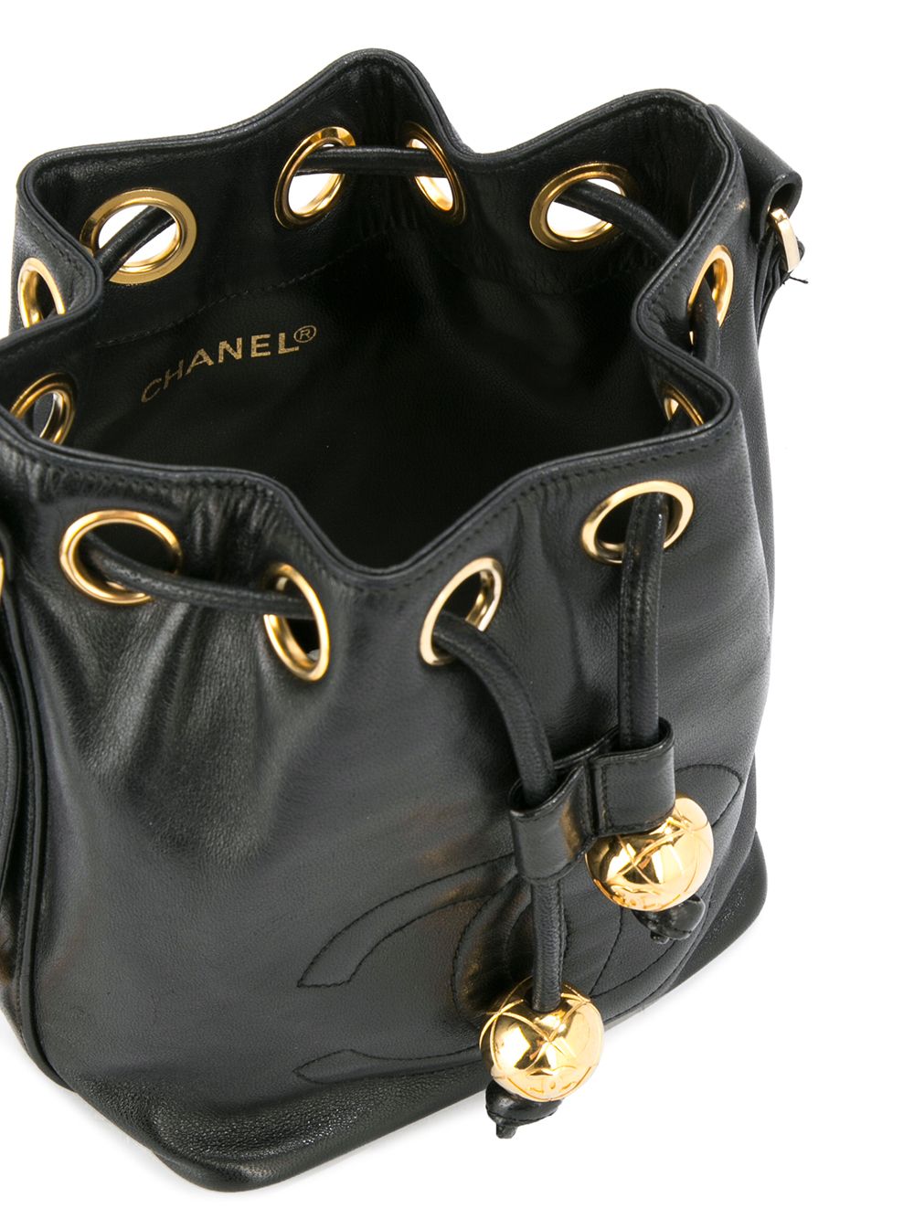 Affordable HOT SALE CHANEL 1994-1996 Drawstring Chain Mini Shoulder Bag Women