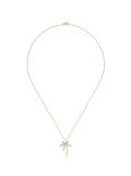 Yvonne Léon 18kt yellow gold and diamond palm tree necklace