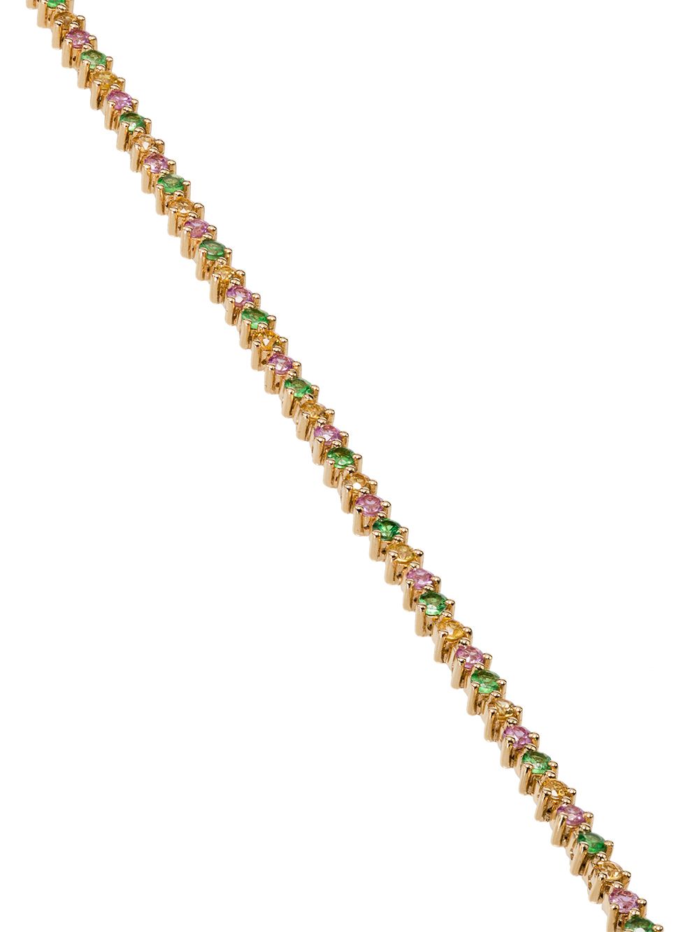 фото Yvonne léon multicoloured dragonfly sapphire gold bracelet