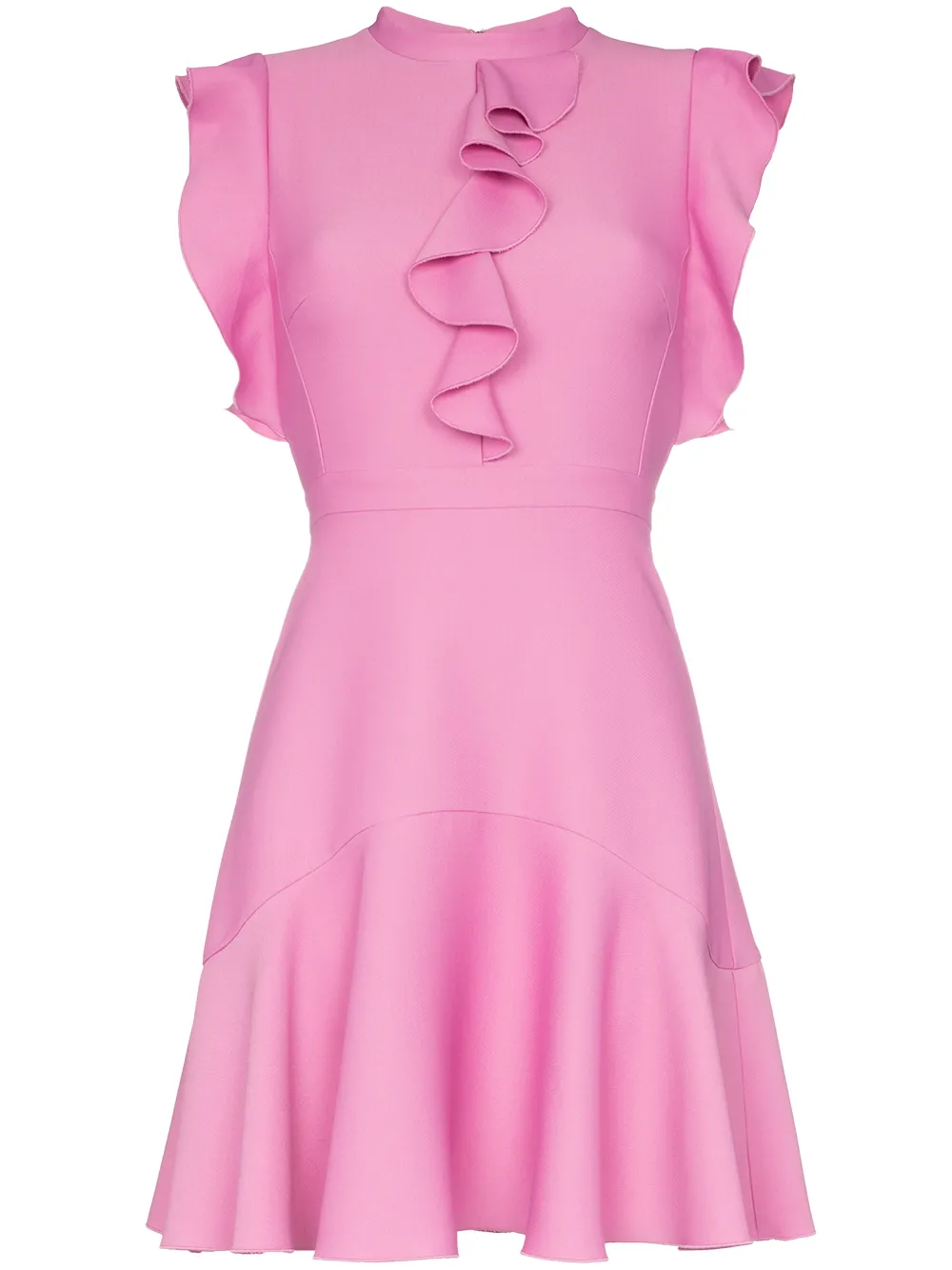 crêpe minidress in pink