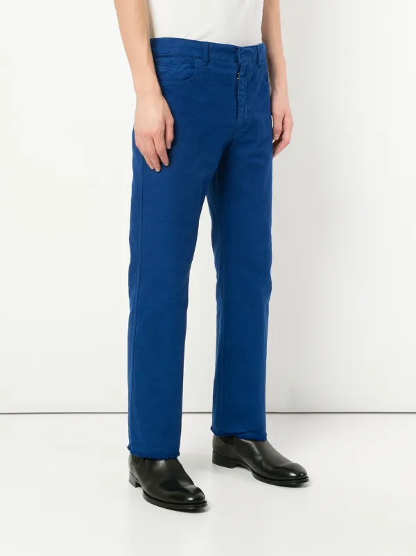 Haider Ackermann straight-leg Trousers | Blue | FARFETCH