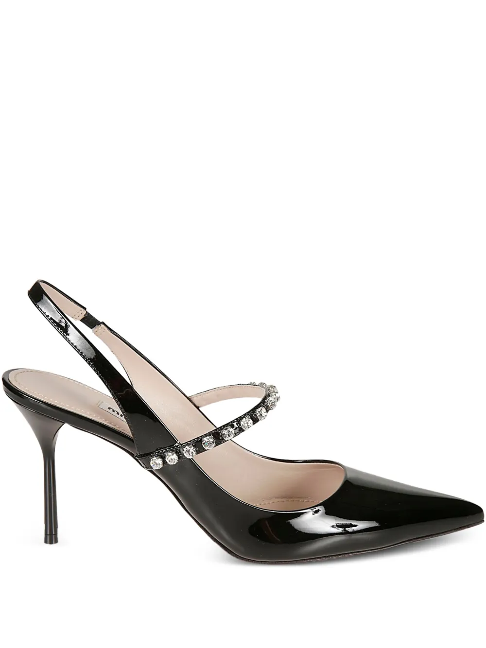 Miu Miu patent leather slingbacks pumps