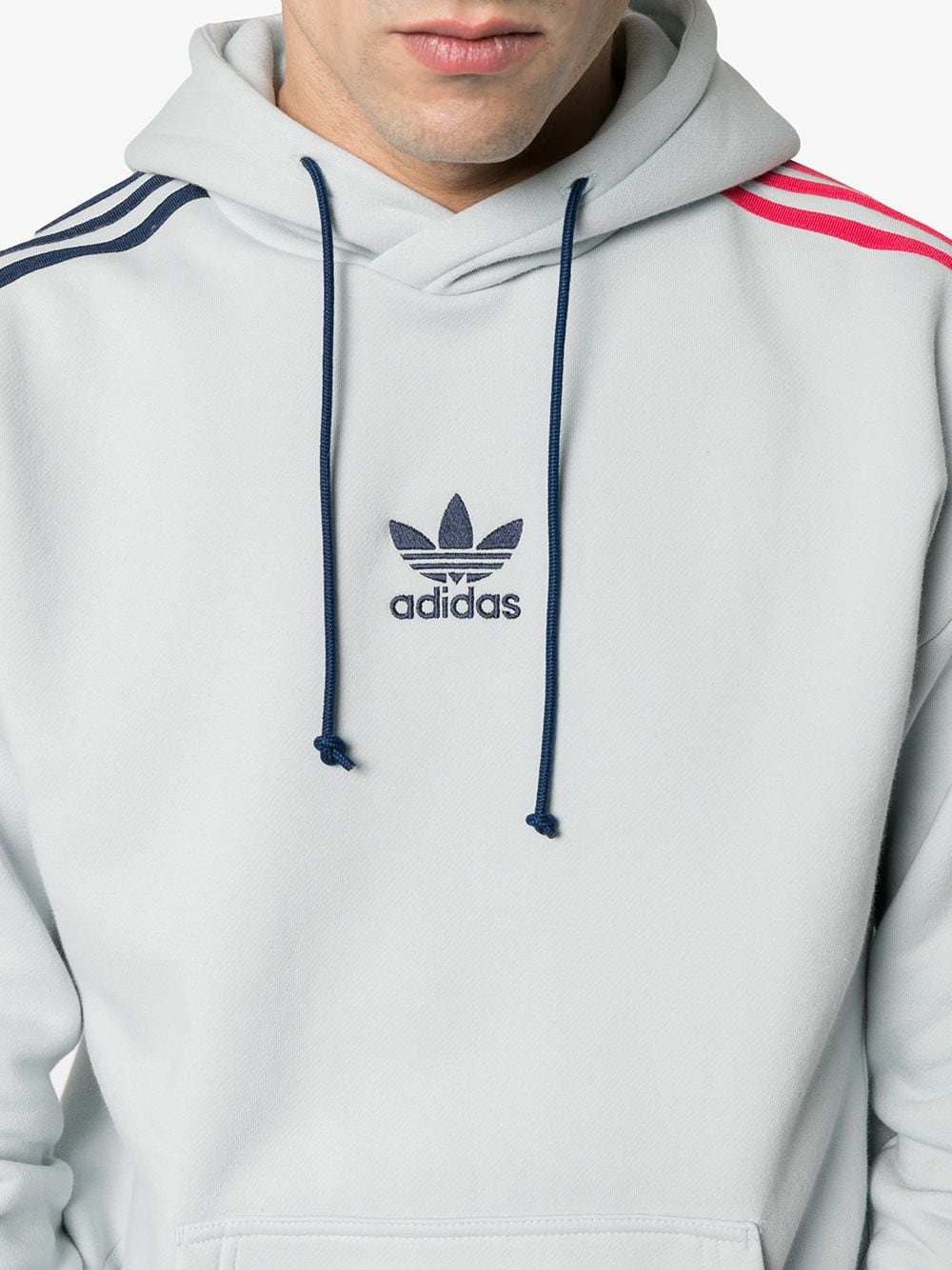Adidas contrasting striped sleeves hoodie $80 - Buy Online - Mobile  Friendly, Fast Delivery, Price