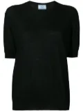 Prada shortsleeved jumper - Black