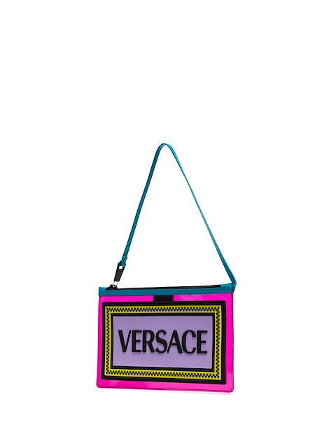 versace pvc clutch