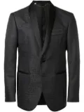 Billionaire crocodile effect blazer - Black