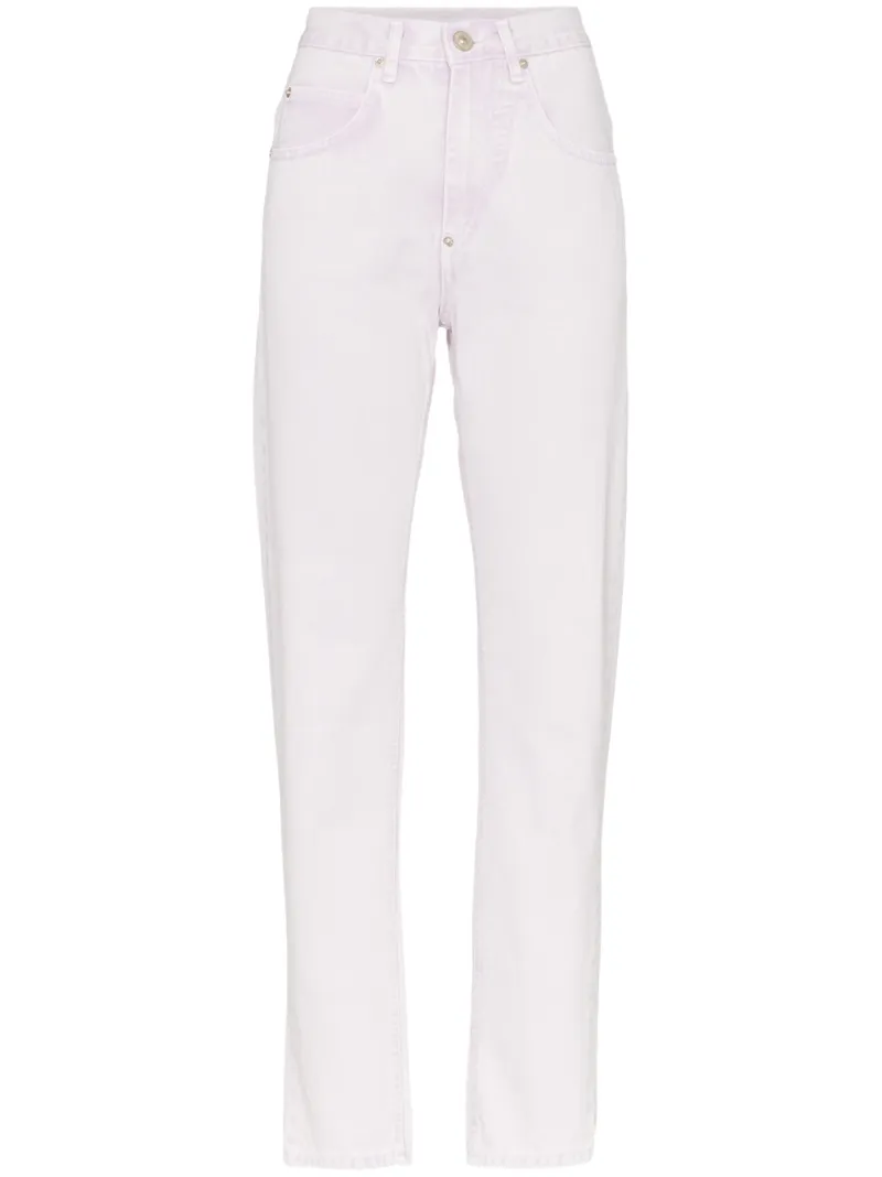 PushBUTTON Straight Leg Logo Patch Jeans