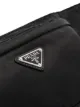 Prada logo plaque belt bag